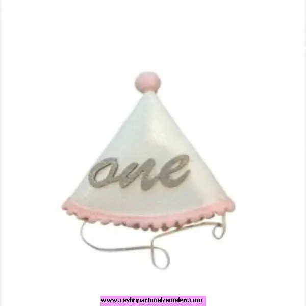 One Yazılı Pembe Kukuleta Şapka